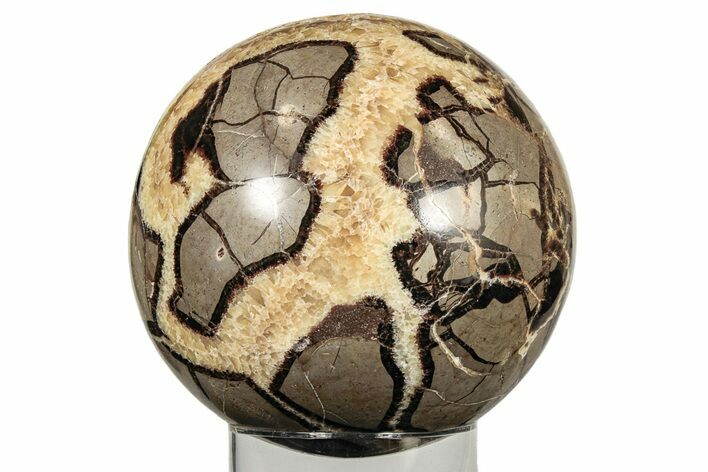 Polished Septarian Sphere - Madagascar #210178